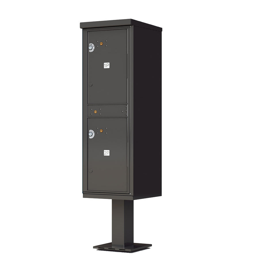 valiant CBU Outdoor Parcel Locker - 1590-T1 | Total Tenant Doors: 0 | Total Parcel Lockers: 2