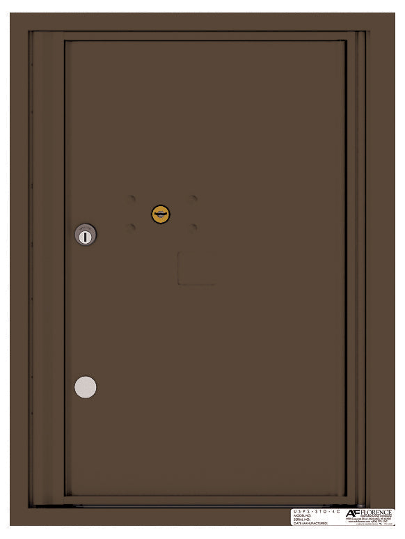 4C Commercial Mailbox, Wall Mt. USPS Approved, Total Parcel Lockers 1