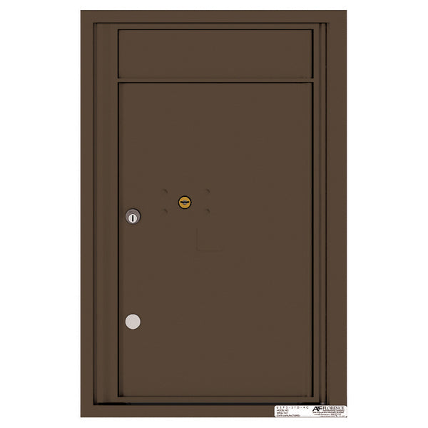 4C Commercial Mailbox, Wall Mt. USPS Approved, Total Parcel Lockers 1