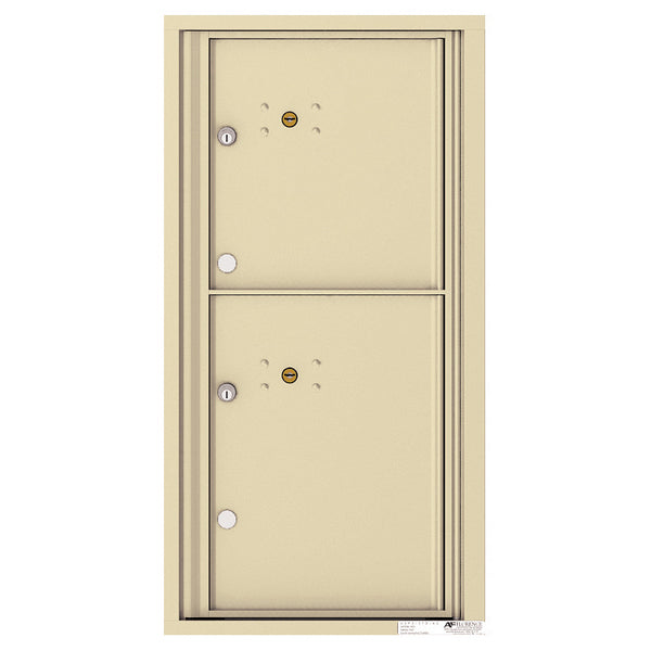 4C Commercial Mailbox, Wall Mt. USPS Approved, Total Parcel Lockers 2