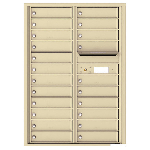 4C Commercial Mailbox, Wall Mt. , Total Tenant compartments 22