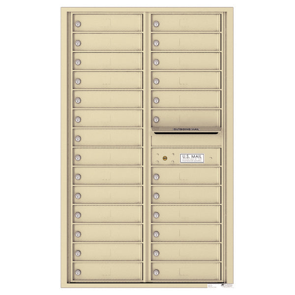 4C Commercial Mailbox, Wall Mt. , Total Tenant compartments 26
