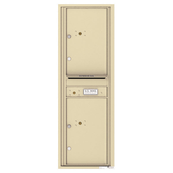 4C Commercial Mailbox, Wall Mt. USPS Approved, Total Parcel Lockers 2