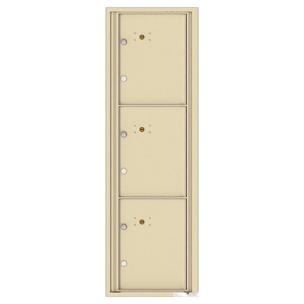 4C Commercial Mailbox, Wall Mt. USPS Approved, Total Parcel Lockers 3