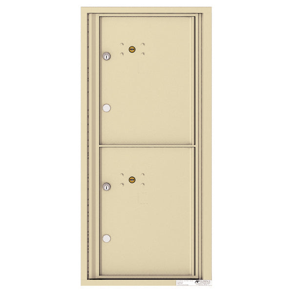 4C Commercial Mailbox, Wall Mt. USPS Approved, Total Parcel Lockers 2