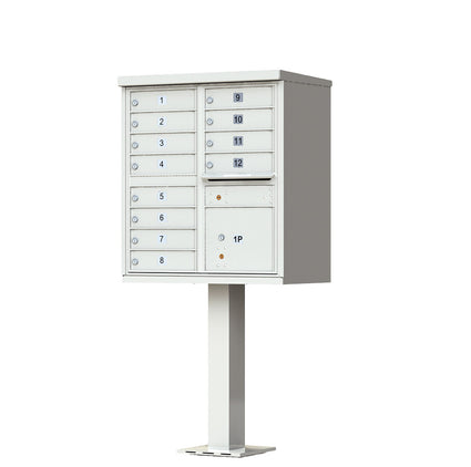 vital CBU mailbox – 1570-12 – Total Tenant Doors: 12 Total Parcel Lockers: 1