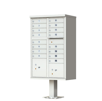 vital CBU mailbox – 1570-16 – Total Tenant Doors: 16 Total Parcel Lockers: 2