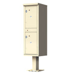 valiant CBU Outdoor Parcel Locker - 1590-T1 | Total Tenant Doors: 0 | Total Parcel Lockers: 2