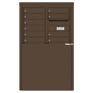 4C Commercial Mailbox, Free Standing, USPS Approved, Total Tenant compartments 10