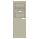 4C Commercial Mailbox, Free Standing, USPS Approved, Total Tenant compartments 2