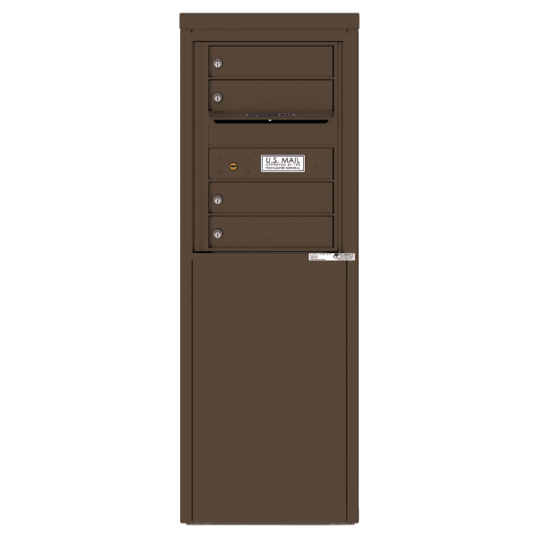 4C Commercial Mailbox, Free Standing, USPS Approved, Total Tenant compartments 4