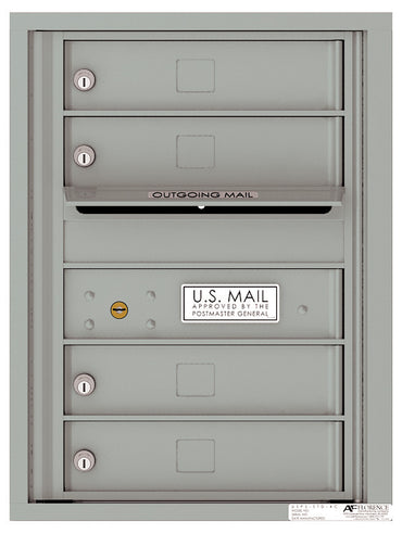 4C Commercial Mailbox, Wall Mt. USPS Approved, Total Tenant compartments  4