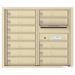 4C Commercial Mailbox, Wall Mt. USPS Approved, Total Tenant compartments  12