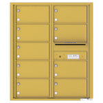 4C Commercial Mailbox, Wall Mt. USPS Approved, Total Tenant compartments  9