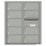 4C Commercial Mailbox, Wall Mt. USPS Approved, Total Tenant compartments  9