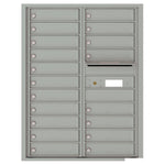 4C Commercial Mailbox, Wall Mt. USPS Approved, Total Tenant compartments  19