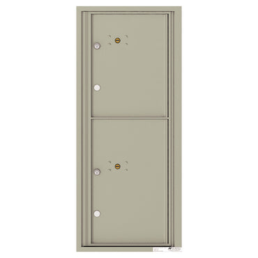 4C Commercial Mailbox, Wall Mt. USPS Approved,  Total Parcel Lockers  2