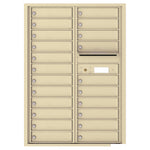 4C Commercial Mailbox, Wall Mt. , Total Tenant compartments  22