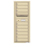 4C Commercial Mailbox, Wall Mt. , Total Tenant compartments  10