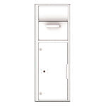 4C Commercial Collection Drop Box with Pull Down Hopper