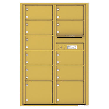 4C Commercial Mailbox, Wall Mt. , Total Tenant compartments  11