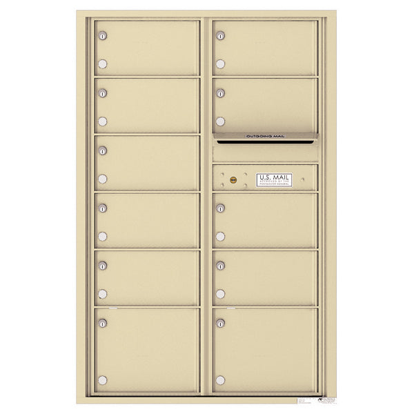 4C Commercial Mailbox, Wall Mt. , Total Tenant compartments  11