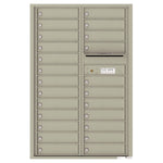 4C Commercial Mailbox, Wall Mt. , Total Tenant compartments  24