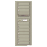 4C Commercial Mailbox, Wall Mt. , Total Tenant compartments  11