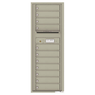 4C Commercial Mailbox, Wall Mt. , Total Tenant compartments  11