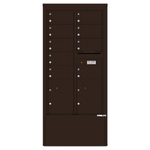 4C Commercial Mailbox, Free Standing, USPS Approved, Total Tenant compartments 6, Total Parcel Lockers 2