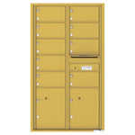 4C Commercial Mailbox, Wall Mt. USPS Approved, Total Tenant compartments  6, Total Parcel Lockers  2