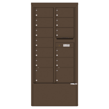 4C Commercial Mailbox, Free Standing, Total Tenant compartments 13