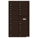 4C Commercial Mailbox, Wall Mt. , Total Tenant compartments  13