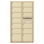 4C Commercial Mailbox, Wall Mt. , Total Tenant compartments  13