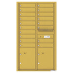 4C Commercial Mailbox, Wall Mt. USPS Approved, Total Tenant compartments  18, Total Parcel Lockers  2