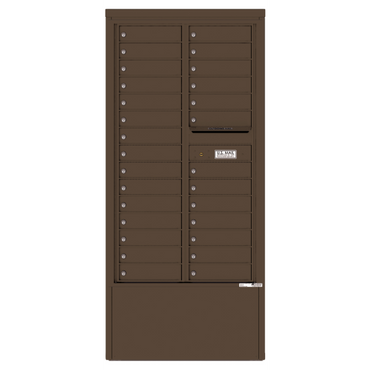 4C Commercial Mailbox, Free Standing, Total Tenant compartments 28