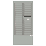 4C Commercial Mailbox, Free Standing, Total Tenant compartments 28