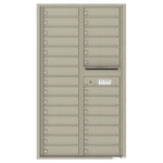 4C Commercial Mailbox, Wall Mt. , Total Tenant compartments  28