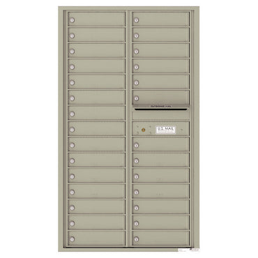 4C Commercial Mailbox, Wall Mt. , Total Tenant compartments  28