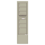 4C Commercial Mailbox, Free Standing, Total Tenant compartments 6