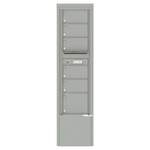 4C Commercial Mailbox, Free Standing, Total Tenant compartments 6