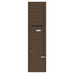 4C Commercial Mailbox, Free Standing, USPS Approved, Total Tenant compartments 8, Total Parcel Lockers 1