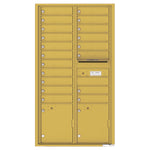 4C Commercial Mailbox, Wall Mt. USPS Approved, Total Tenant compartments  19, Total Parcel Lockers  2