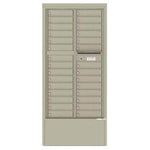 4C Commercial Mailbox, Free Standing, Total Tenant compartments 29