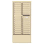 4C Commercial Mailbox, Free Standing, Total Tenant compartments 29