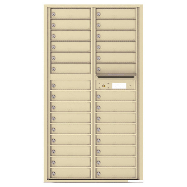 4C Commercial Mailbox, Wall Mt. , Total Tenant compartments  29