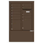 4C Commercial Mailbox, Free Standing, USPS Approved, Total Tenant compartments 10, Total Parcel Lockers 2