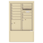 4C Commercial Mailbox, Free Standing, USPS Approved, Total Tenant compartments 10, Total Parcel Lockers 2